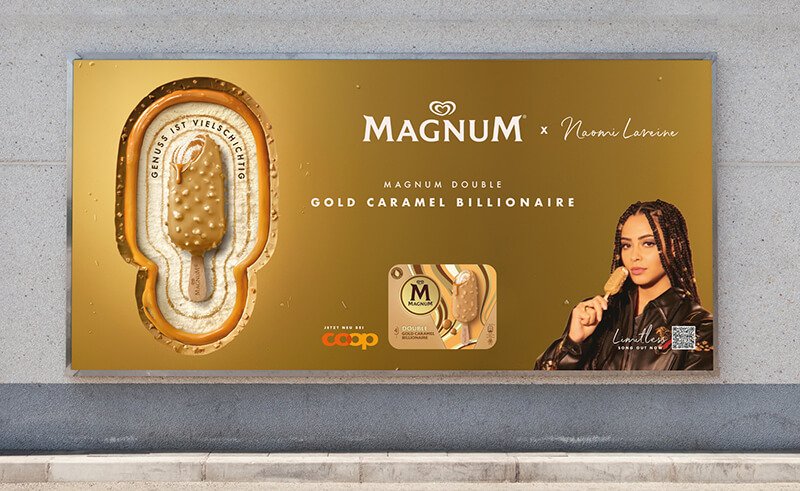 360° Marketingkampagne für Magnum - Naomi Lareine