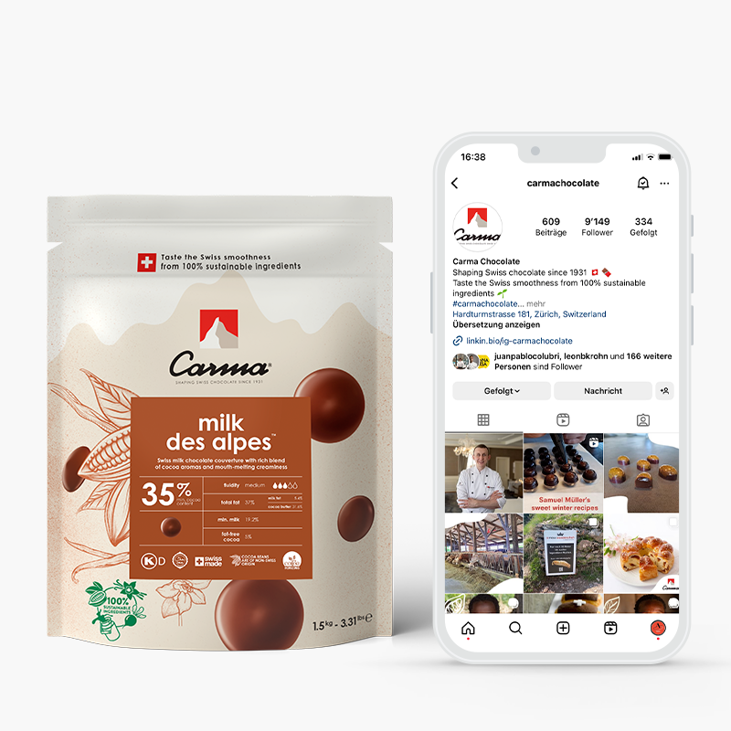 Social Media Marketing für Carma Chocolate – Streuplan