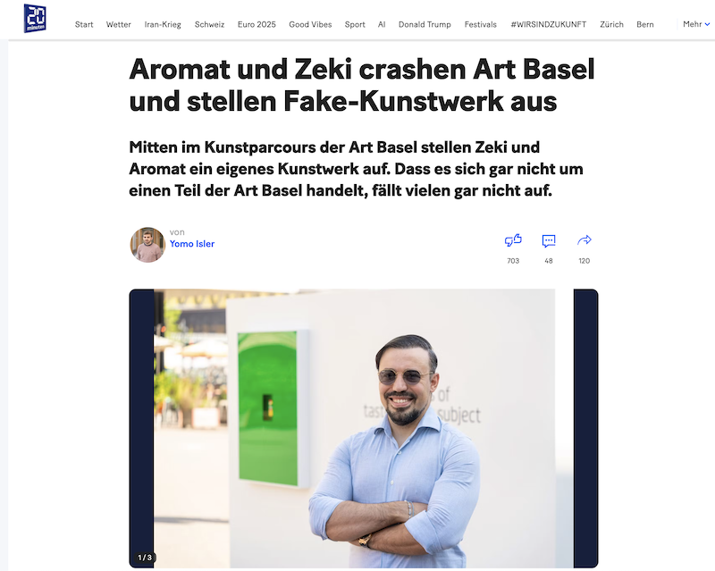 Aromat Art Basel Guerilla - Streuplan