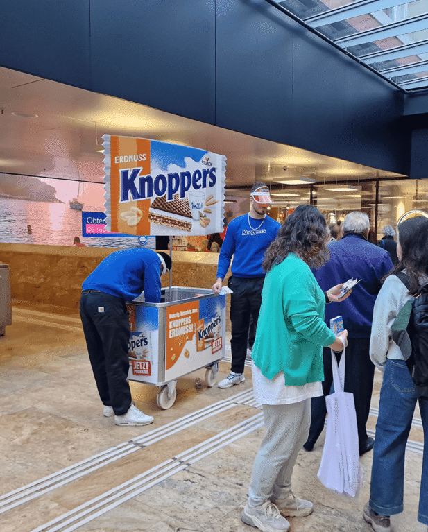 Knoppers Samplingwagen